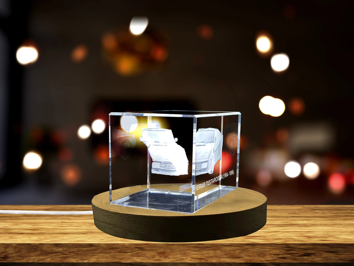 3D Engraved Crystal Tribute Y678244