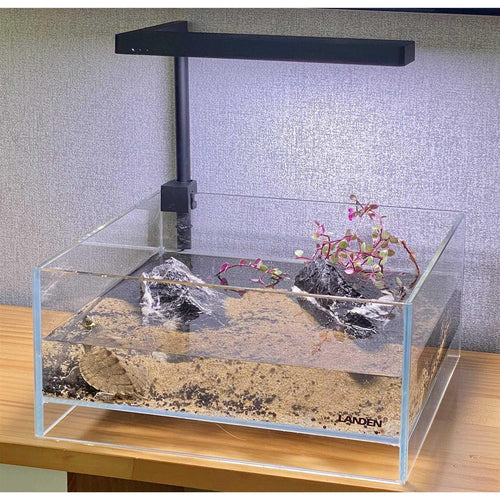 1.6 Gallon Rimless Low Iron Glass Aquarium Tank O320