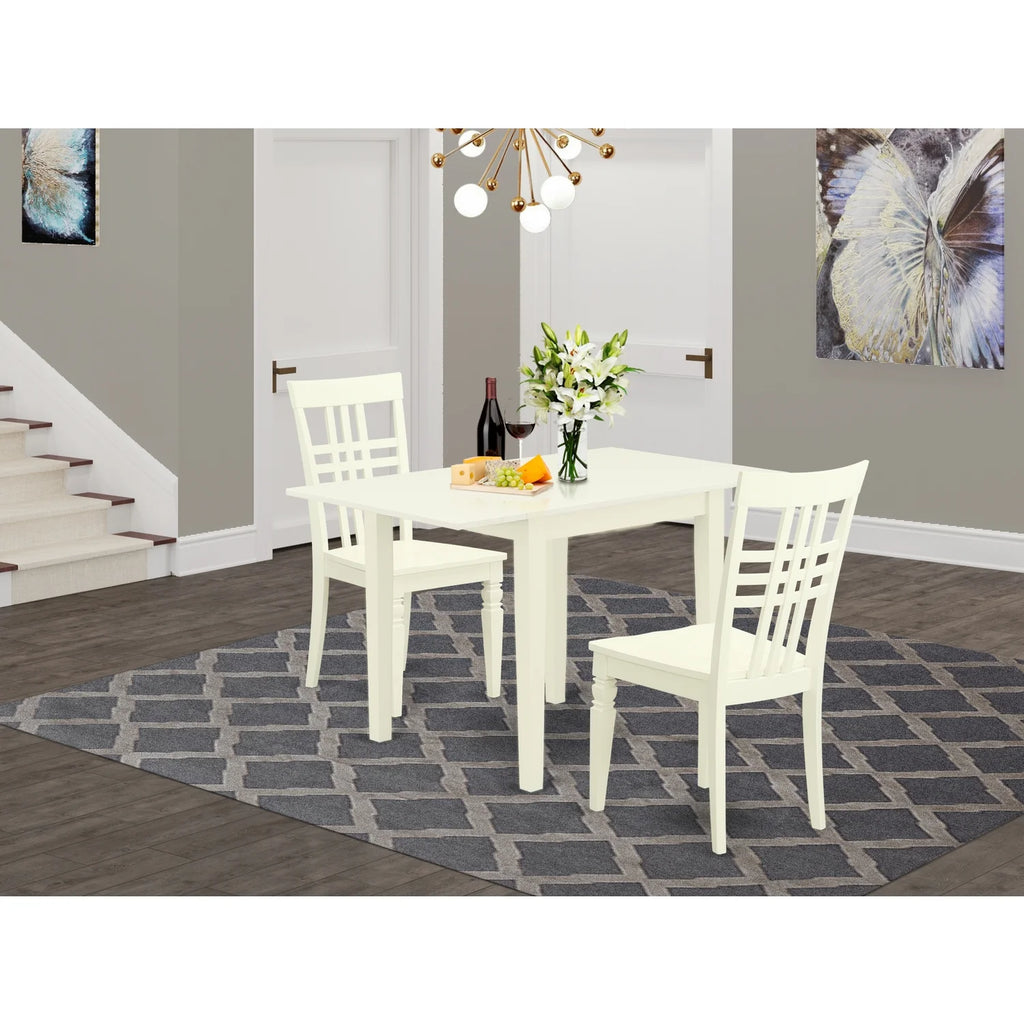 3-piece Dining Set with Panel Back Z708247