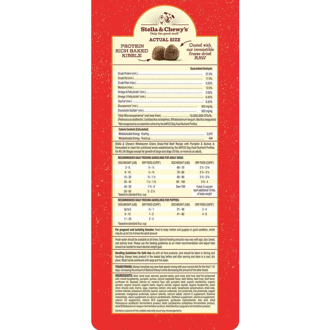 Raw Coated Kibble with Wholesome Grains Dog Y845485