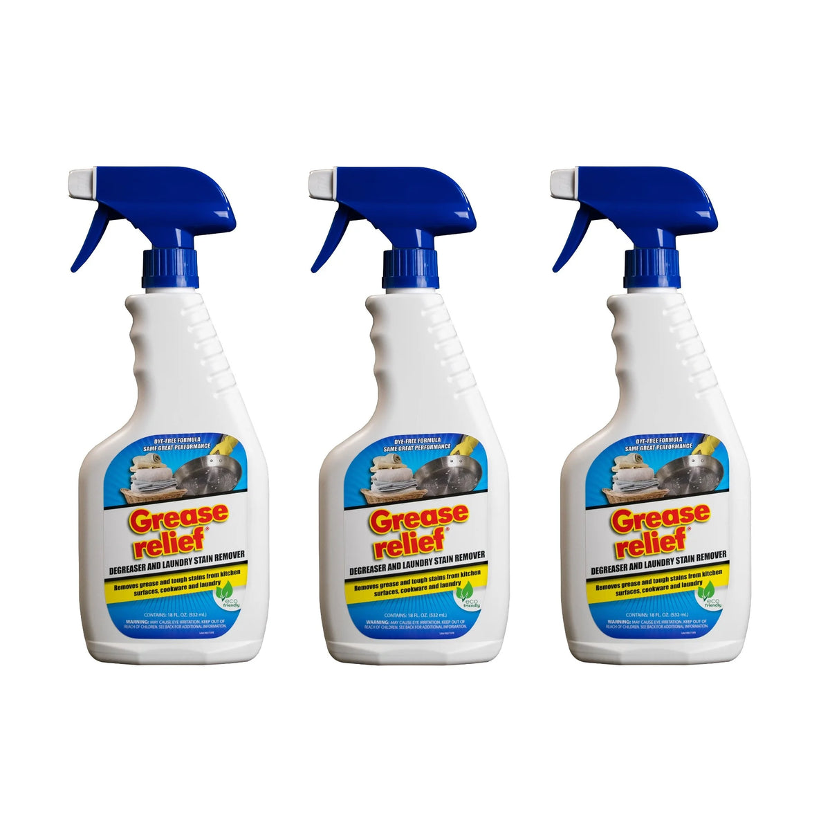 Degreaser and Laundry Stain Remover, 18 Ounce, 3 Pack P315508