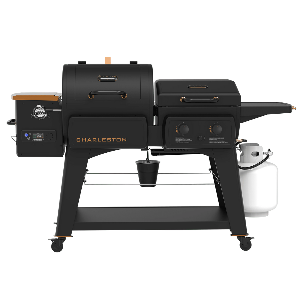 Wood Pellet Grill/Gas Griddle Combo M6022