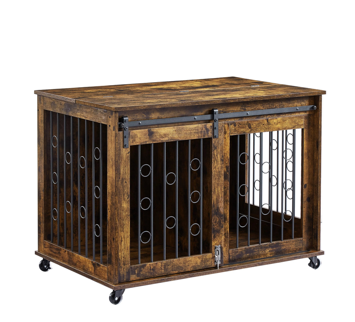 39" Dog Crate with Partition and Sliding Door R852833