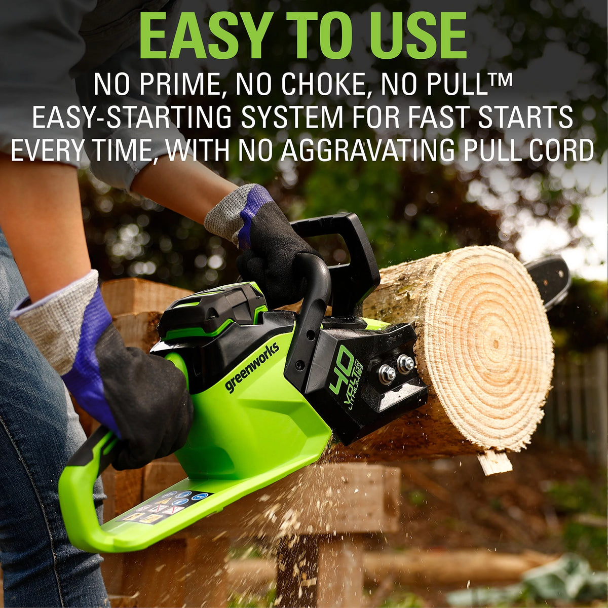 40V 14 Brushless Chainsaw with 2.5 Ah Battery & Charger A818881