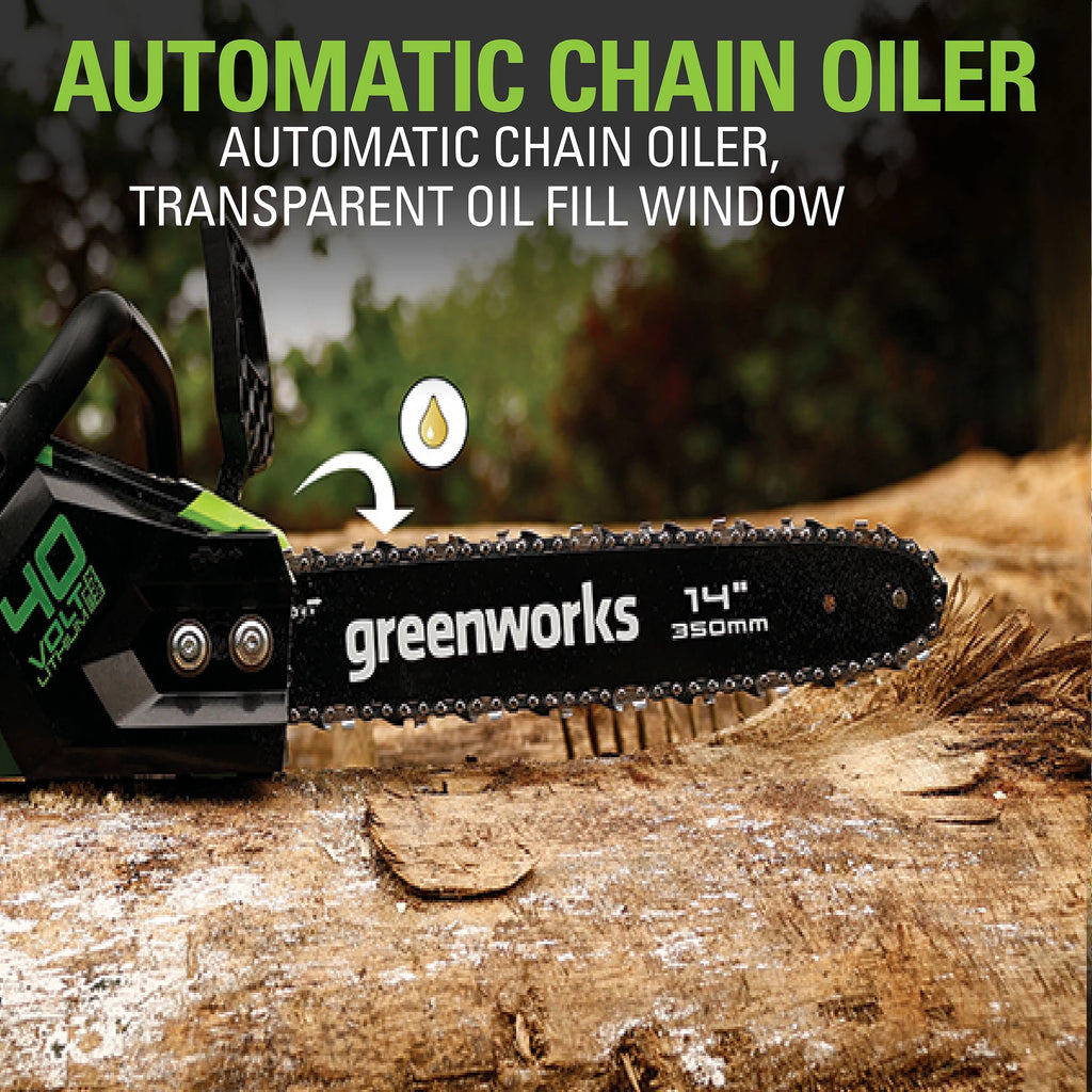 40V 14 Brushless Chainsaw with 2.5 Ah Battery & Charger A818881