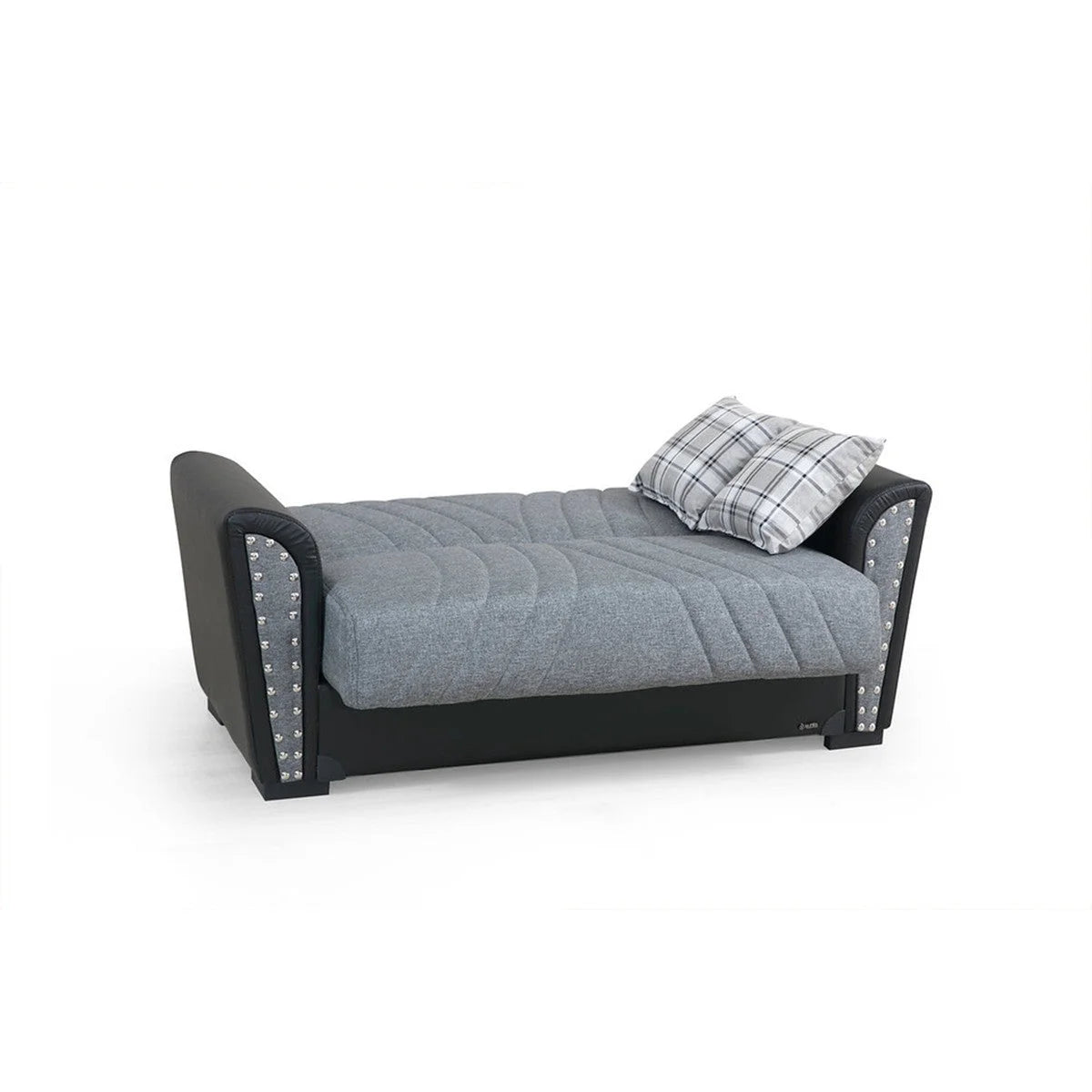 Gray Fabric Loveseat J90110