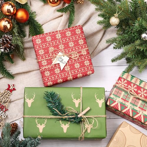 Brown Kraft Wrapping Paper 6 Roll S3223