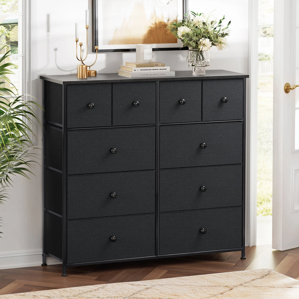 10 Drawer Fabric Dresser O42421