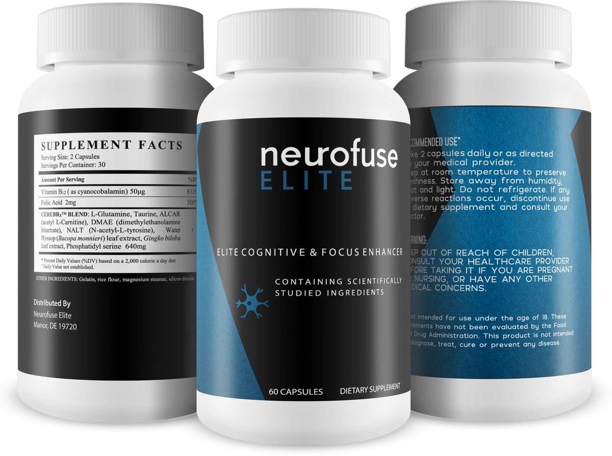 60 Count Nootropic Pill W3619