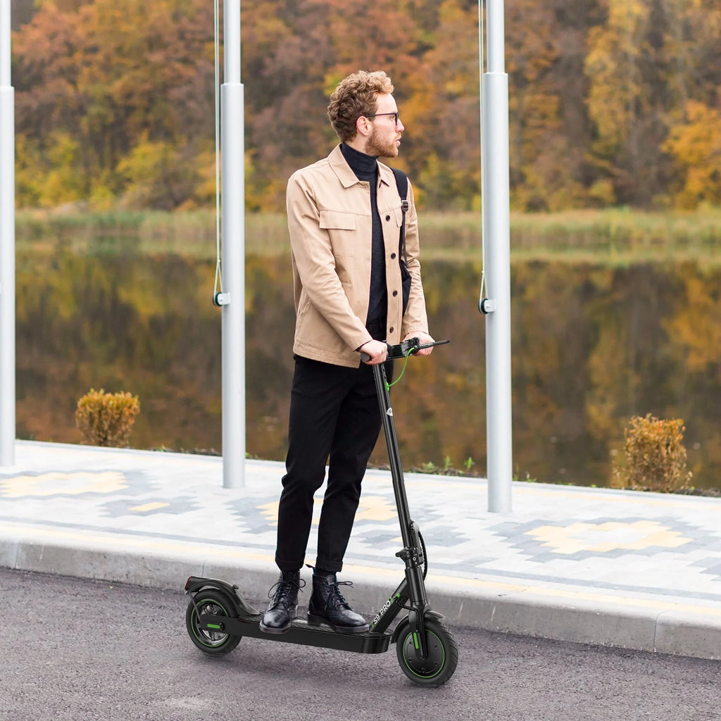 Electric Scooter, 18.6 MPH, 350W Motor, 8.5-inch Inflatable Tires C75118