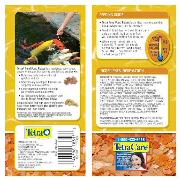 Pond Flakes Fish Food X3331
