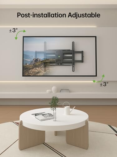 Full Motion TV Wall Mount for 47-84 inch Flat Screen LED 4K TV J889890
