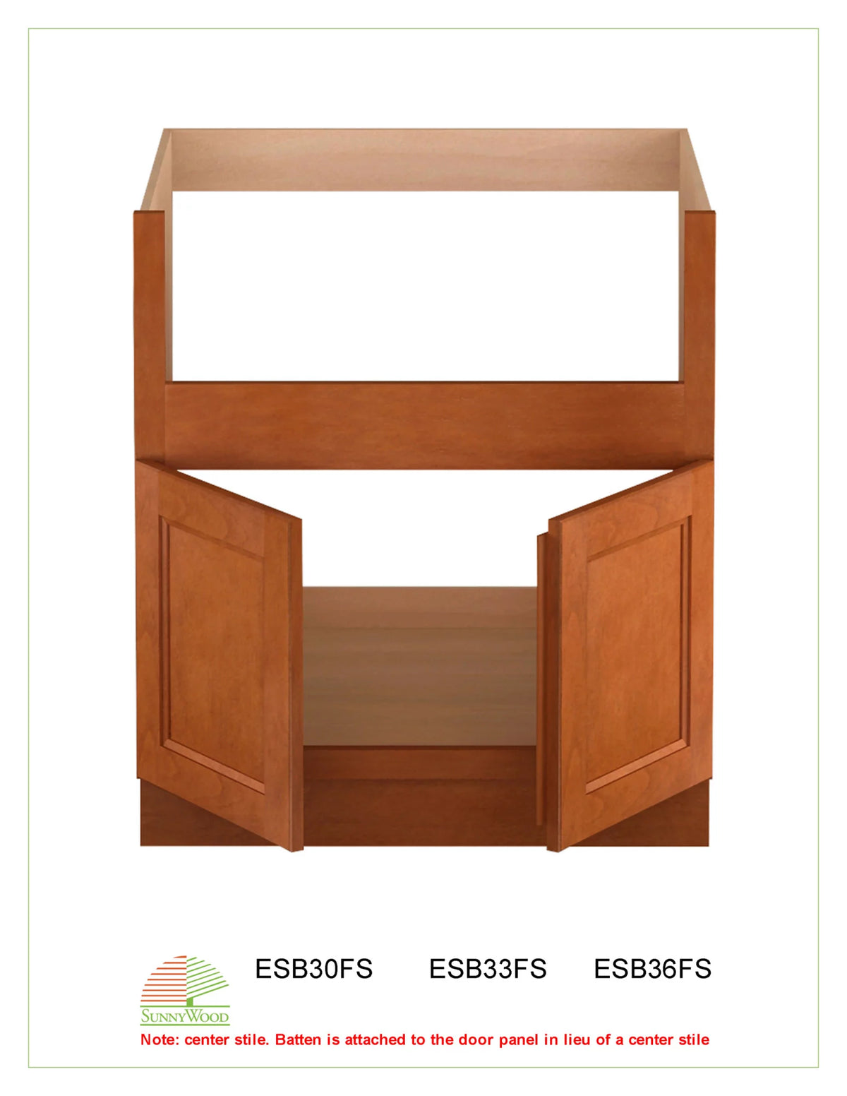 30" Wide Double Door Base Cabinet R2234