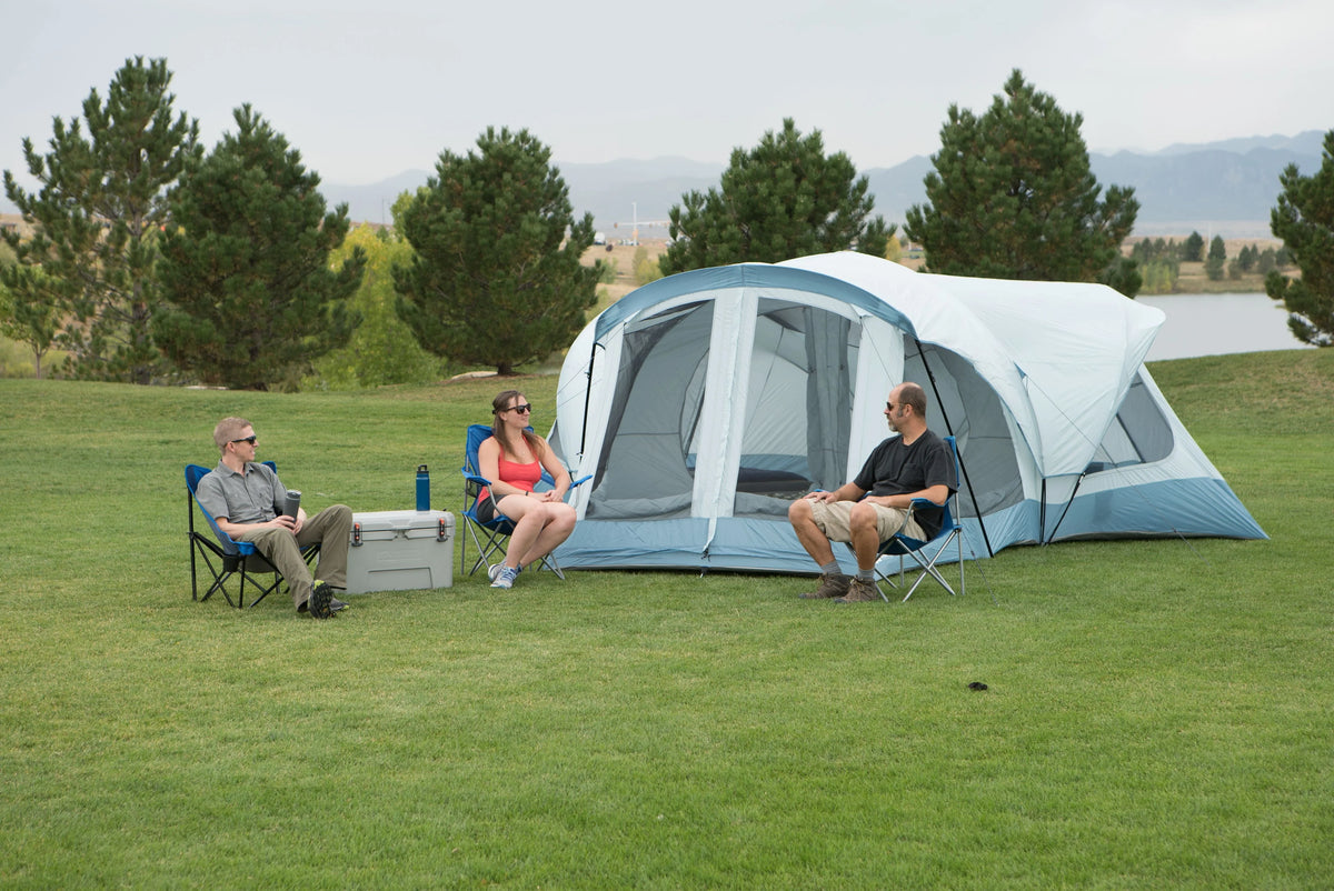 14-Person 18 ft. x 18 ft. Family Tent with 3 Doors G597