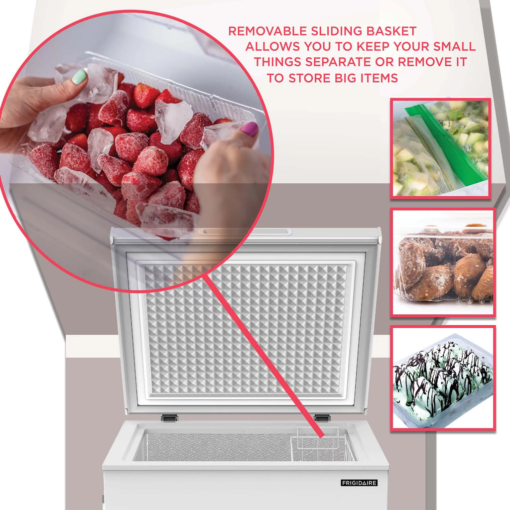 5.0 Cu. ft. White Chest Freezer B483