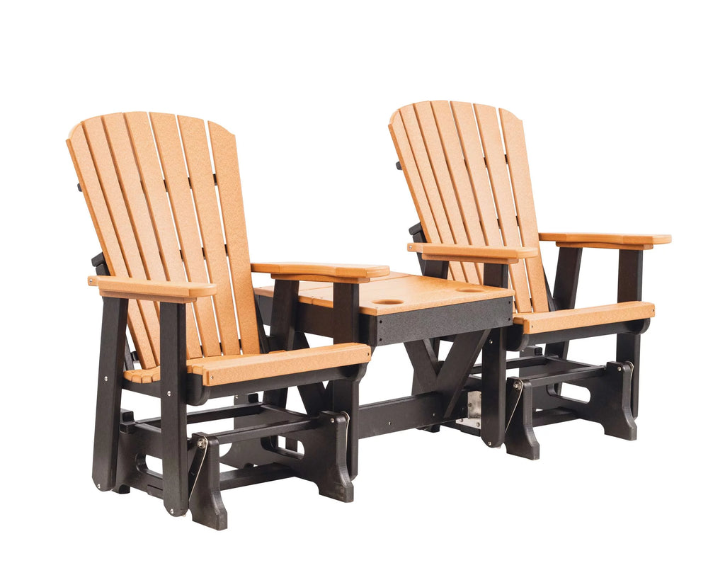 Poly Outdoor Adirondack Double Glider V396