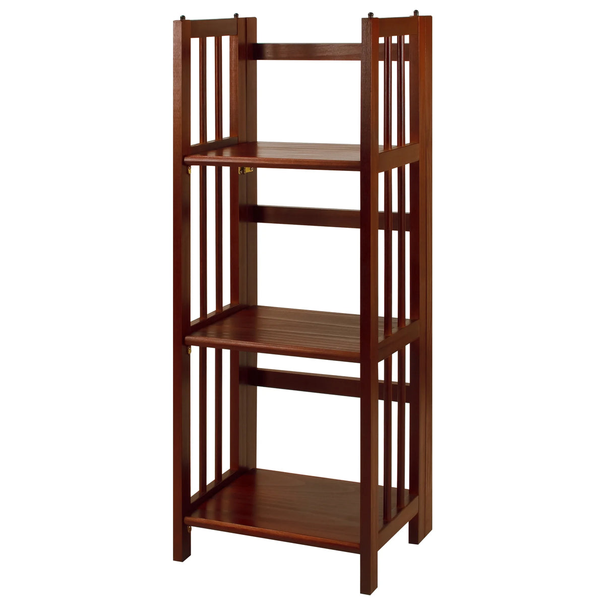 3-Shelf Folding Bookcase, Walnut F919233