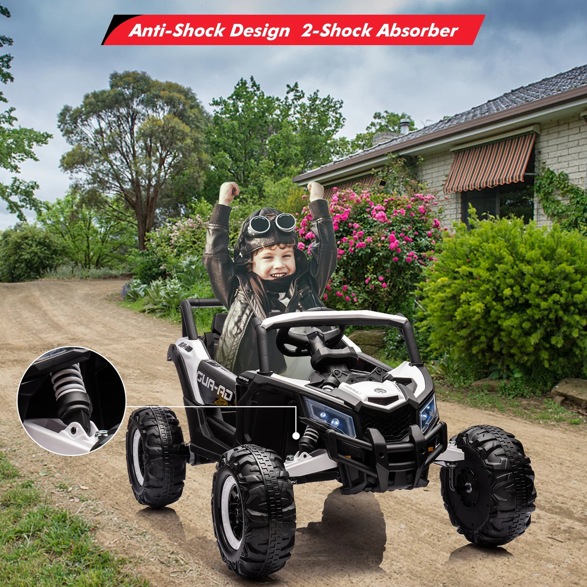 24V Electric Off-Road UTV Car with Remote Control P34877