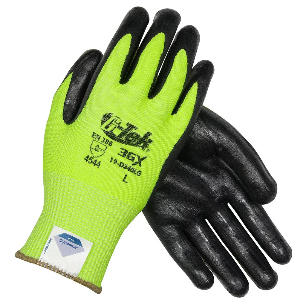 Spandex Knit Nitrile Coated Foam Grip Gloves F892267