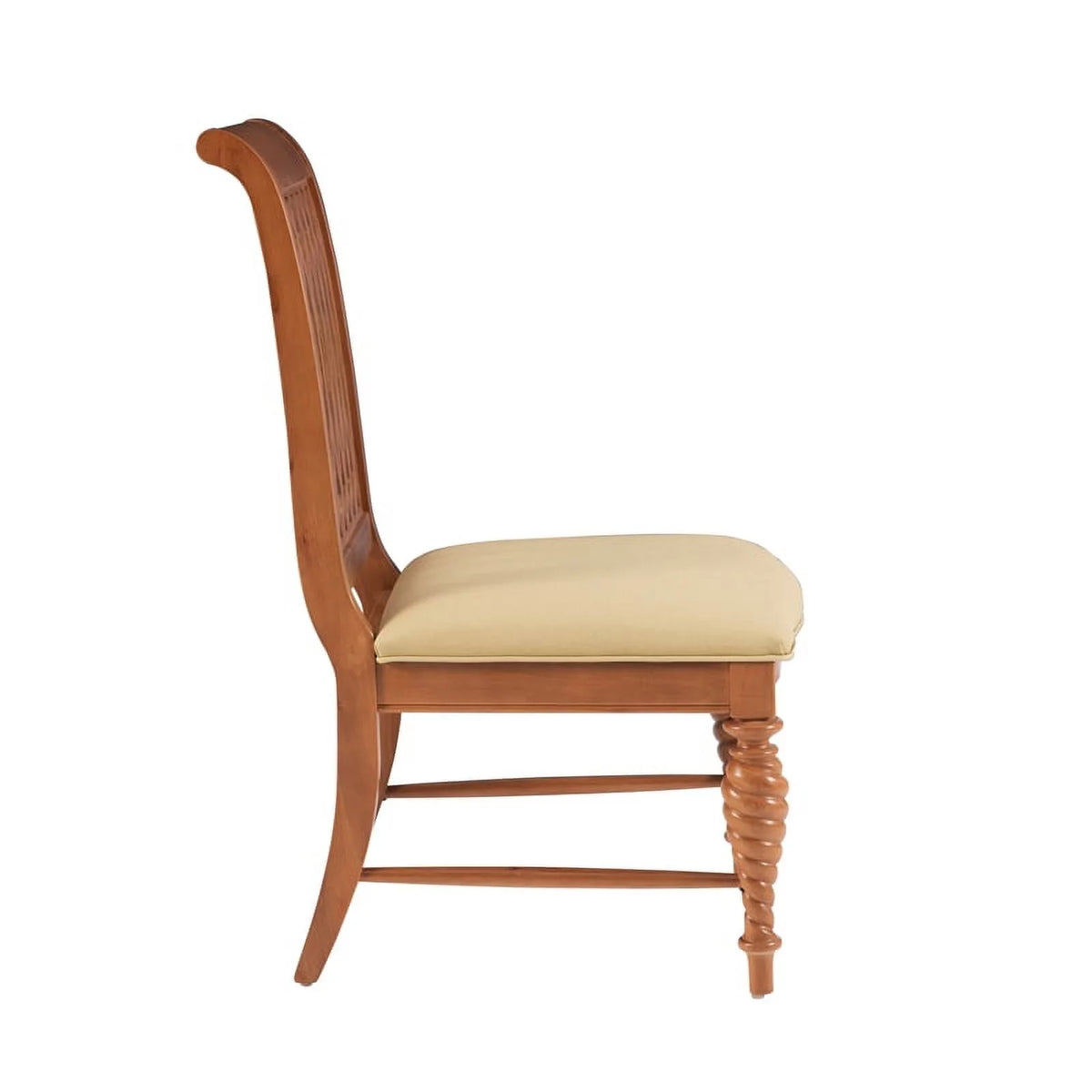 Natural Brown Faux Leather Chairs Set of 2 I768482
