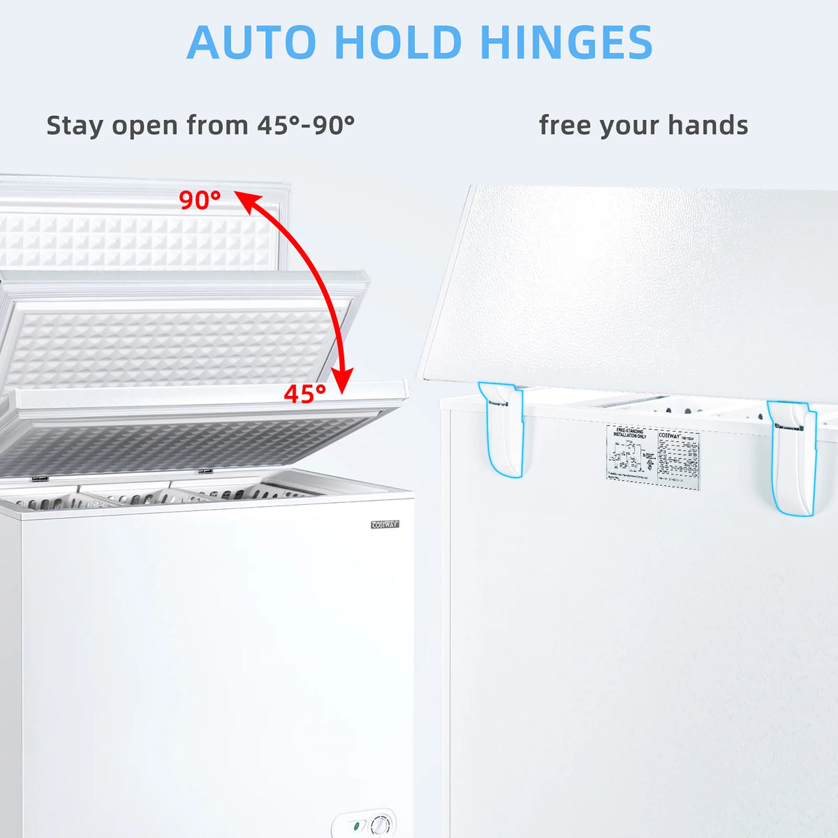 5.2 Cu.ft Chest Freezer with 3 Baskets Z38457