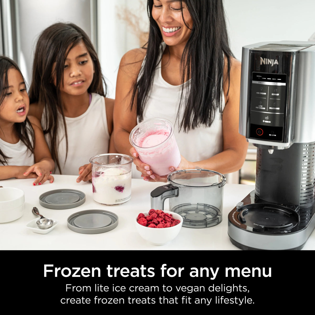 Ice Cream Maker with 2 Pints I1056