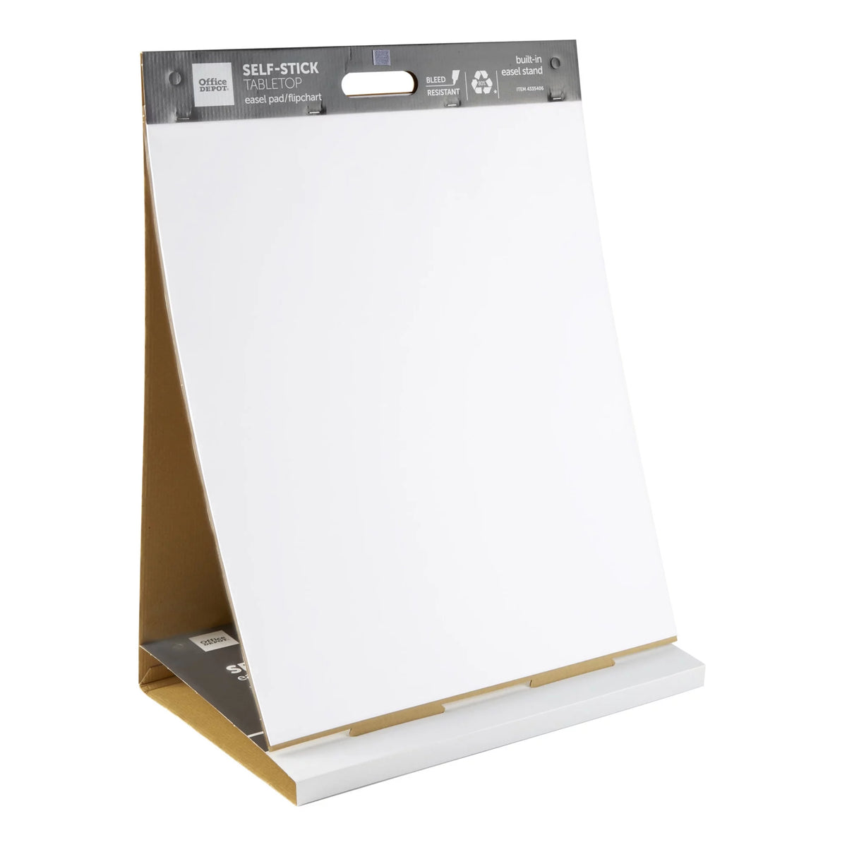 Self-Stick Tabletop Easel Pad, 20" x 23", 20 Sheets, 80% Recycled, White J189401