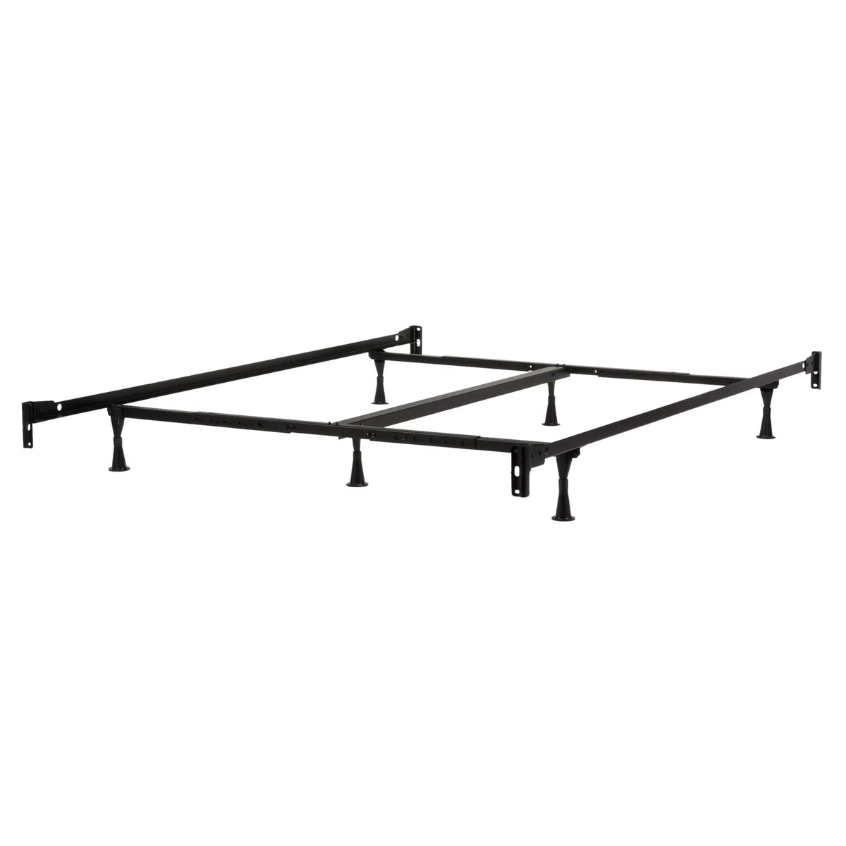 Queen Eurotop Plush Mattress with Bed Frame V76869