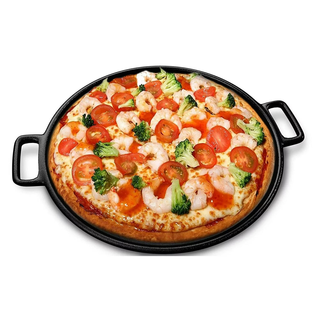 Cast Iron 14 Inches Pizza Pan Skillet W720583