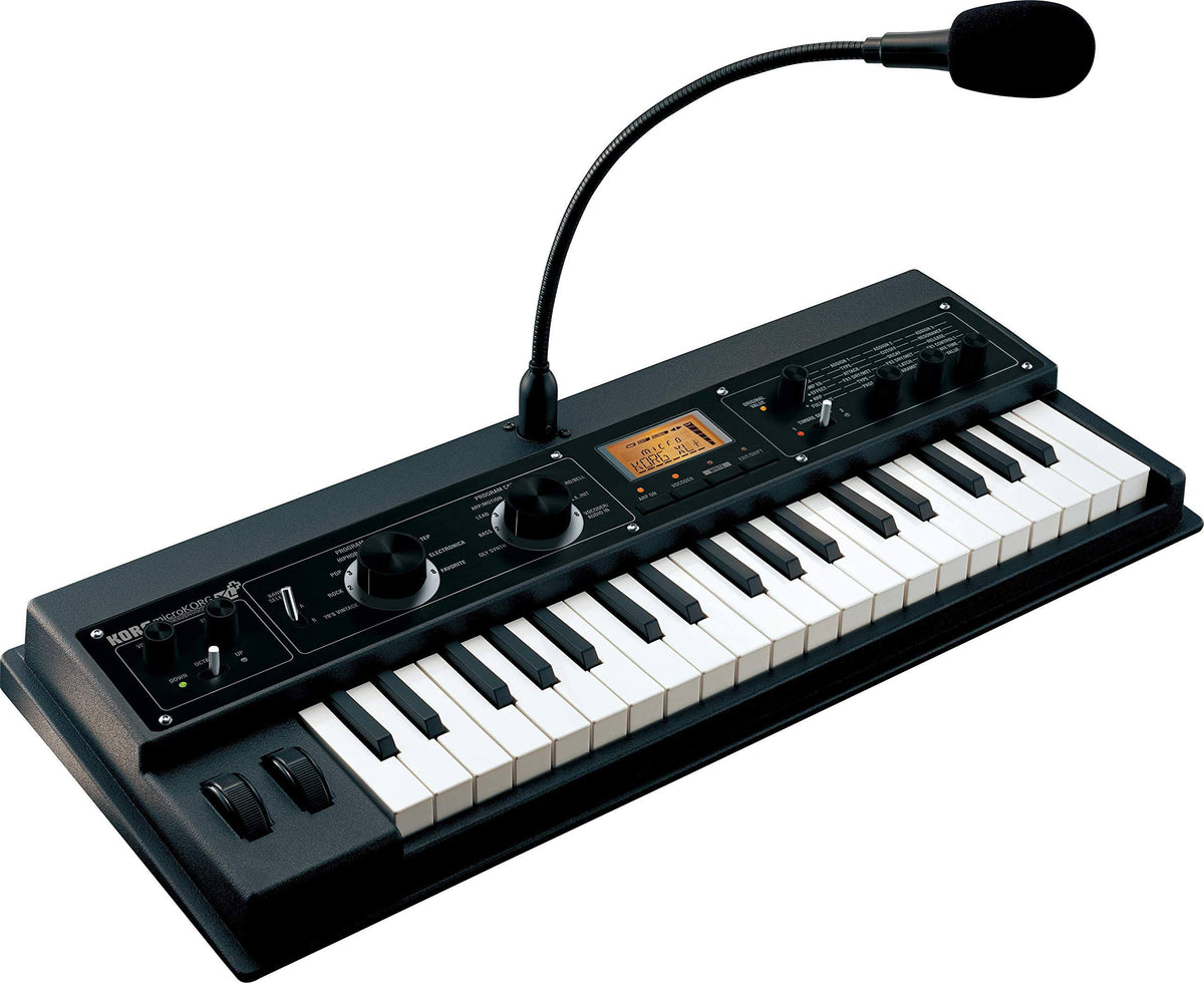 Black 37-Key Synthesizer/Vocoder I28423