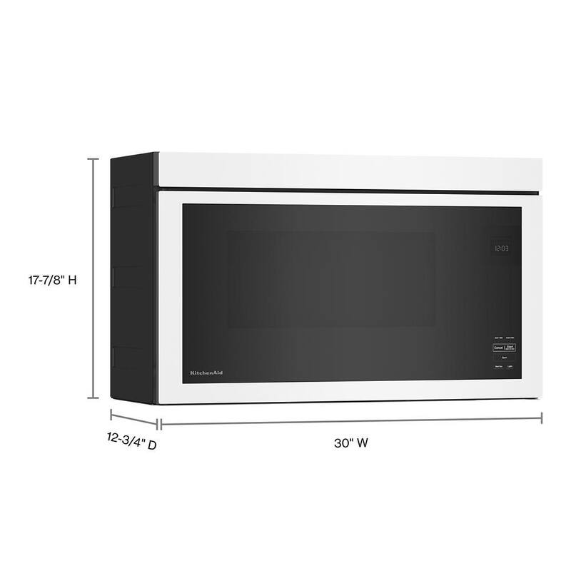 White 1000-Watt Over-the-Range Microwave V113109