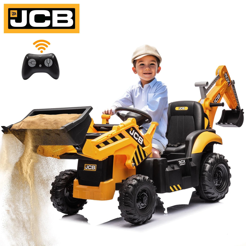 Yellow 24V Ride on Excavator with Remote Control T969609