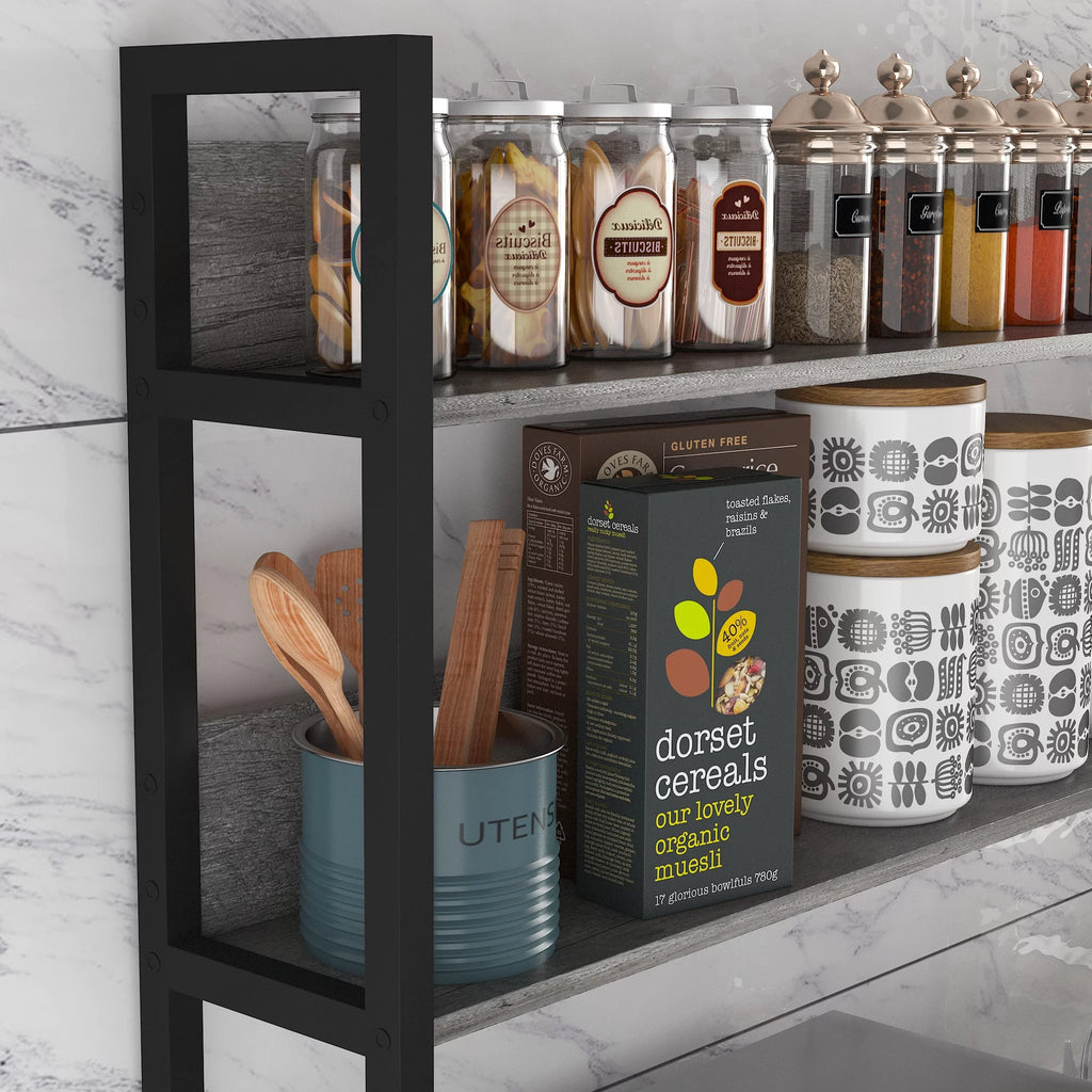 5-Tier Kitchen Bakers Rack with 3 Baskets Z755279