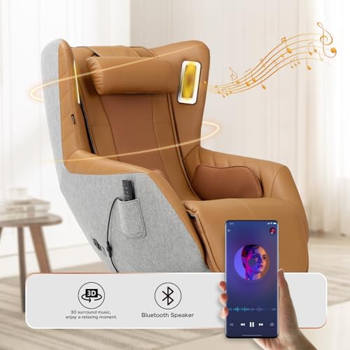 Zero-Gravity Massage Chair 360° Swivel Heat 3D Bluetooth Speaker L755
