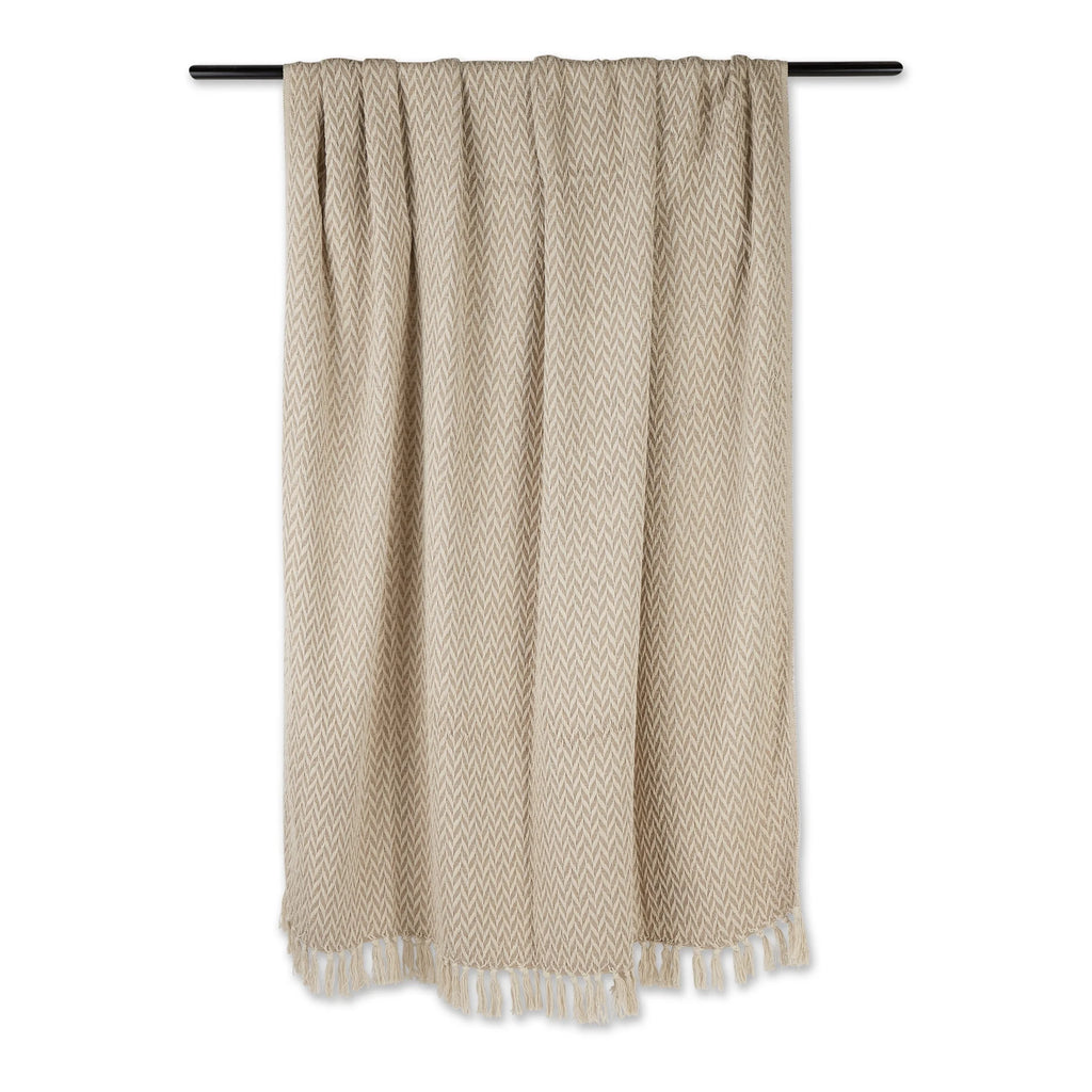 Cotton Throw 50x60 with 2.5-inch fringe I240933