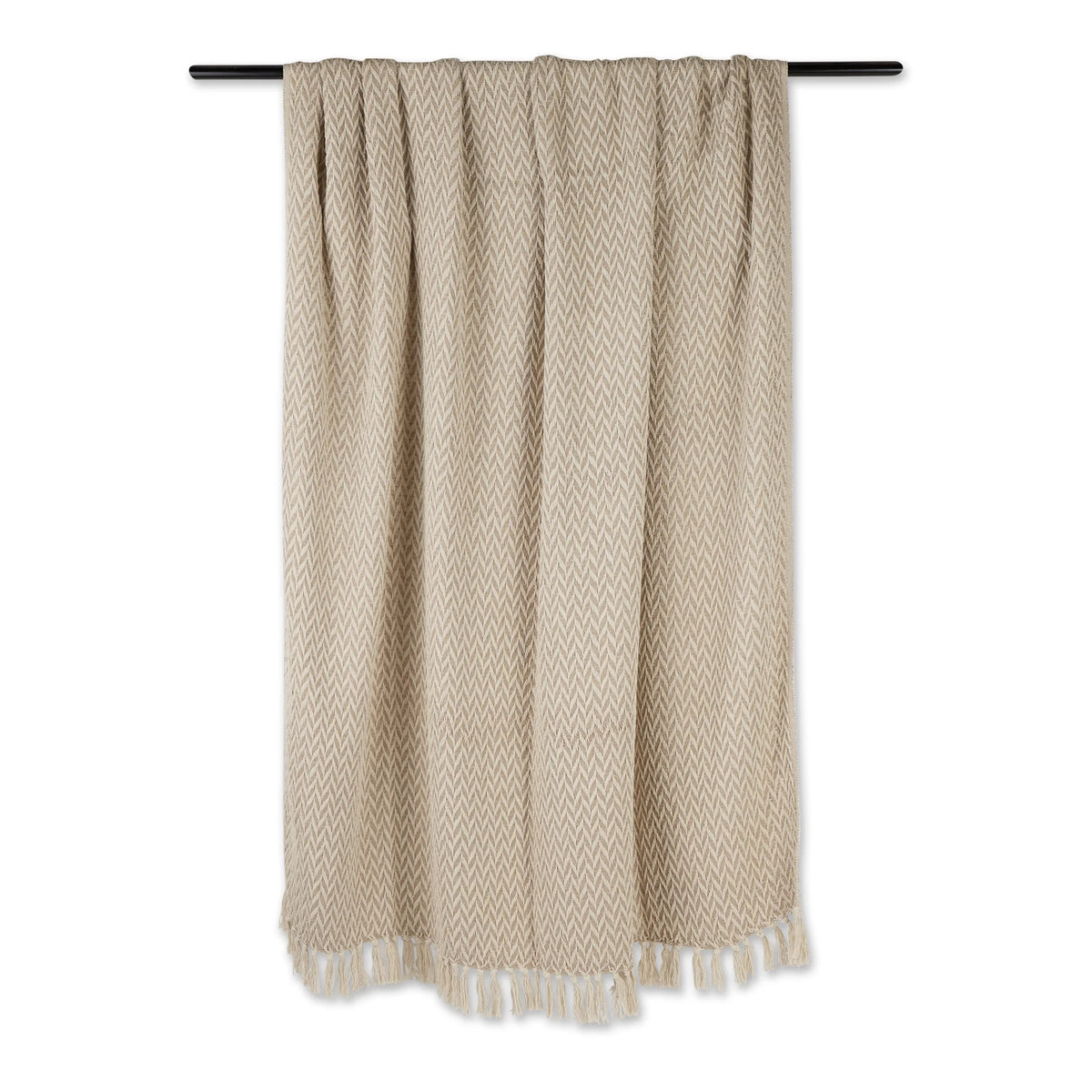 Cotton Throw 50x60 with 2.5-inch fringe I240933