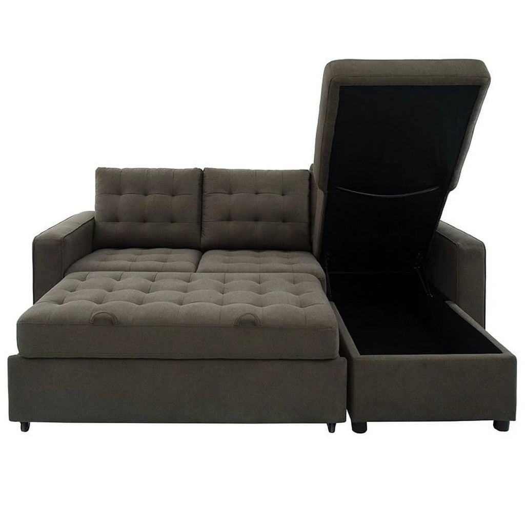 Espresso Sleeper Sectional A52353