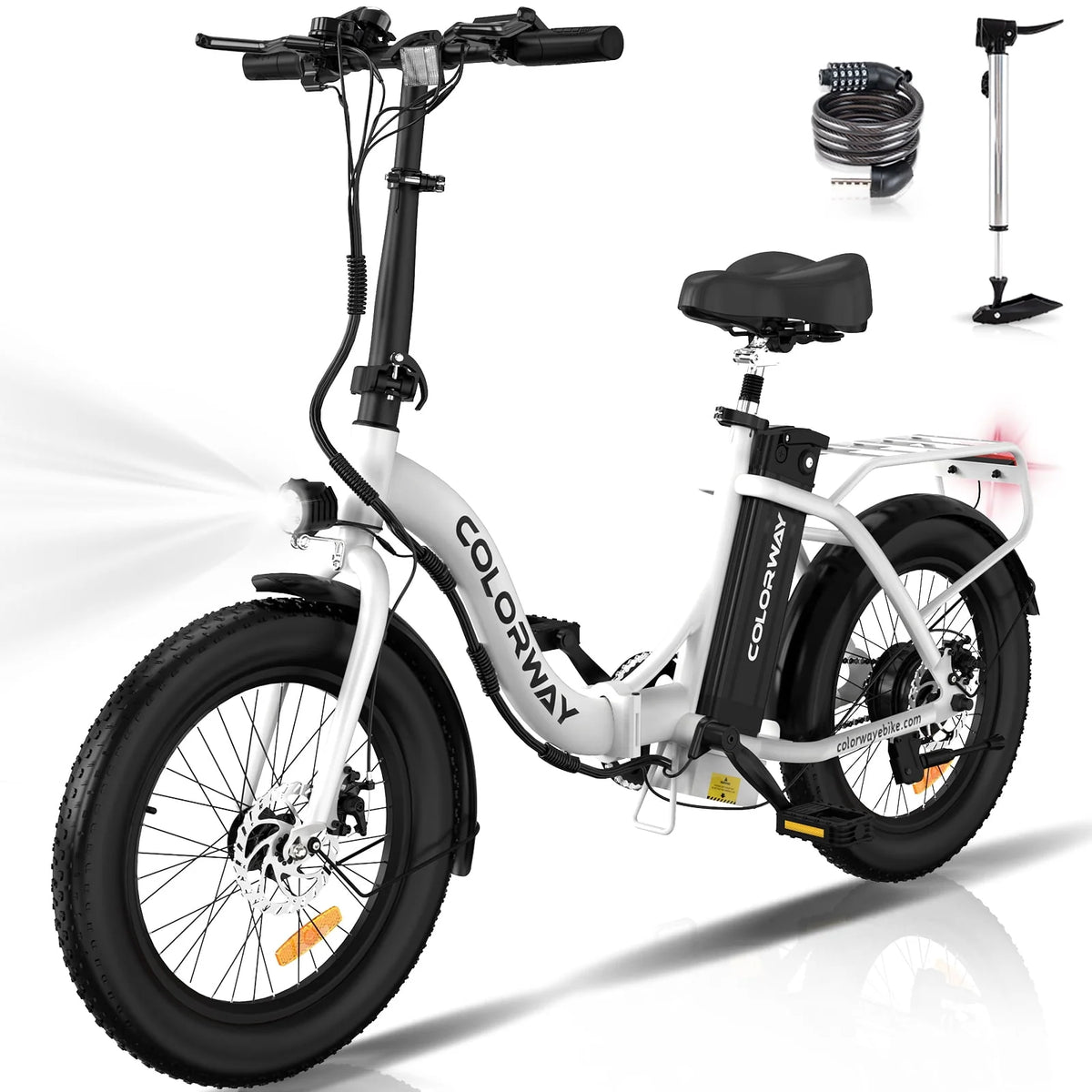 20x3.0 Fat Tire Electric Bicycles 12Ah 36V 500W E Bike B35034