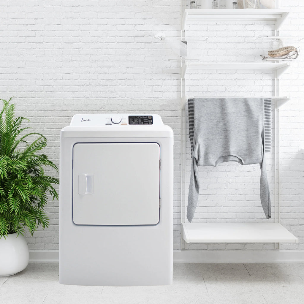 Front Load Gas Vented Clothes Dryer 7.0 Cu. ft. White H519
