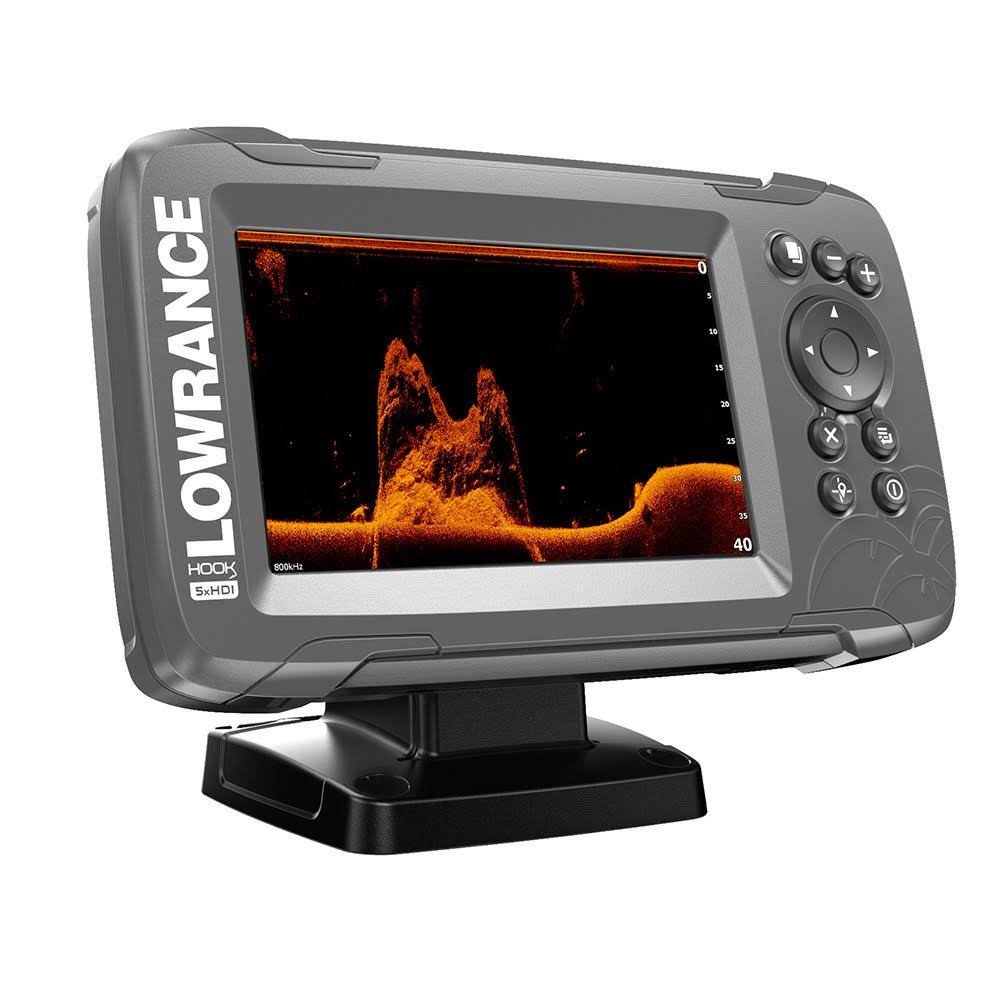 5" GPS Fishfinder with Transom Mount Transducer Y867