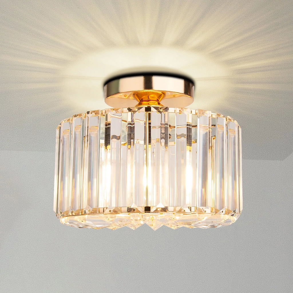 Flush Mount Crystal Ceiling Light Fixture K191757
