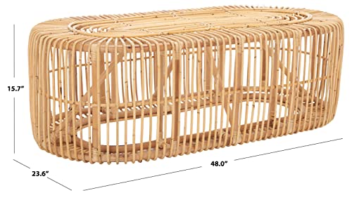 Rattan Oval Coffee Table A4381