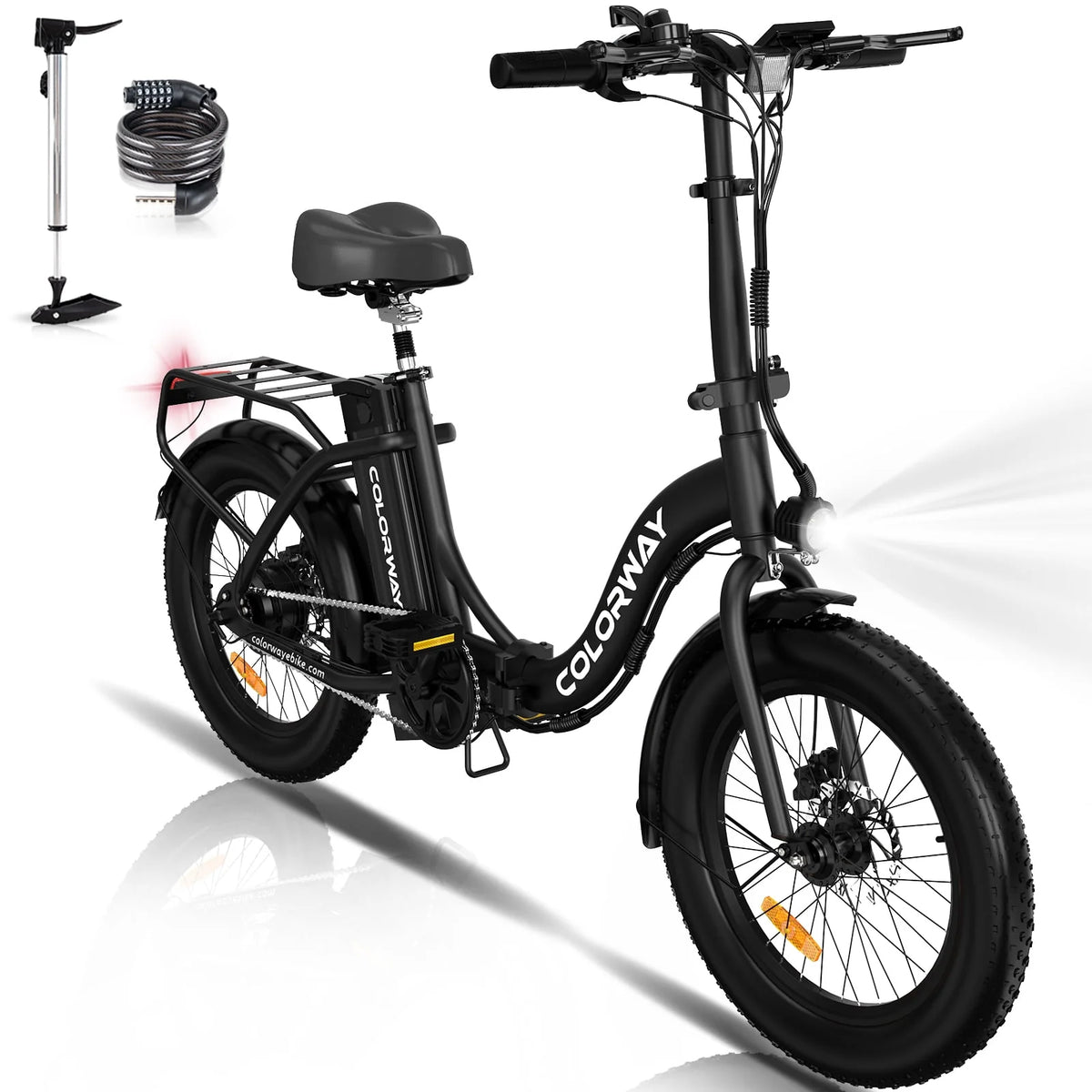 20x3.0 Fat Tire Electric Bicycles 12Ah 36V 500W E Bike B35034