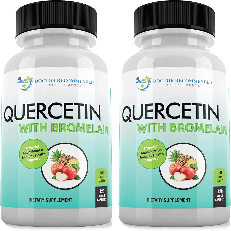 Quercetin 800mg with Bromelain 165mg 120 Veggie Capsules H56670