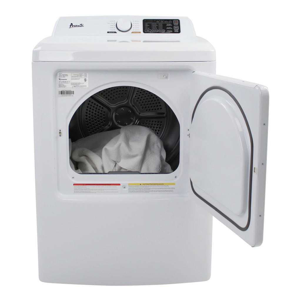 Front Load Gas Vented Clothes Dryer 7.0 Cu. ft. White H519