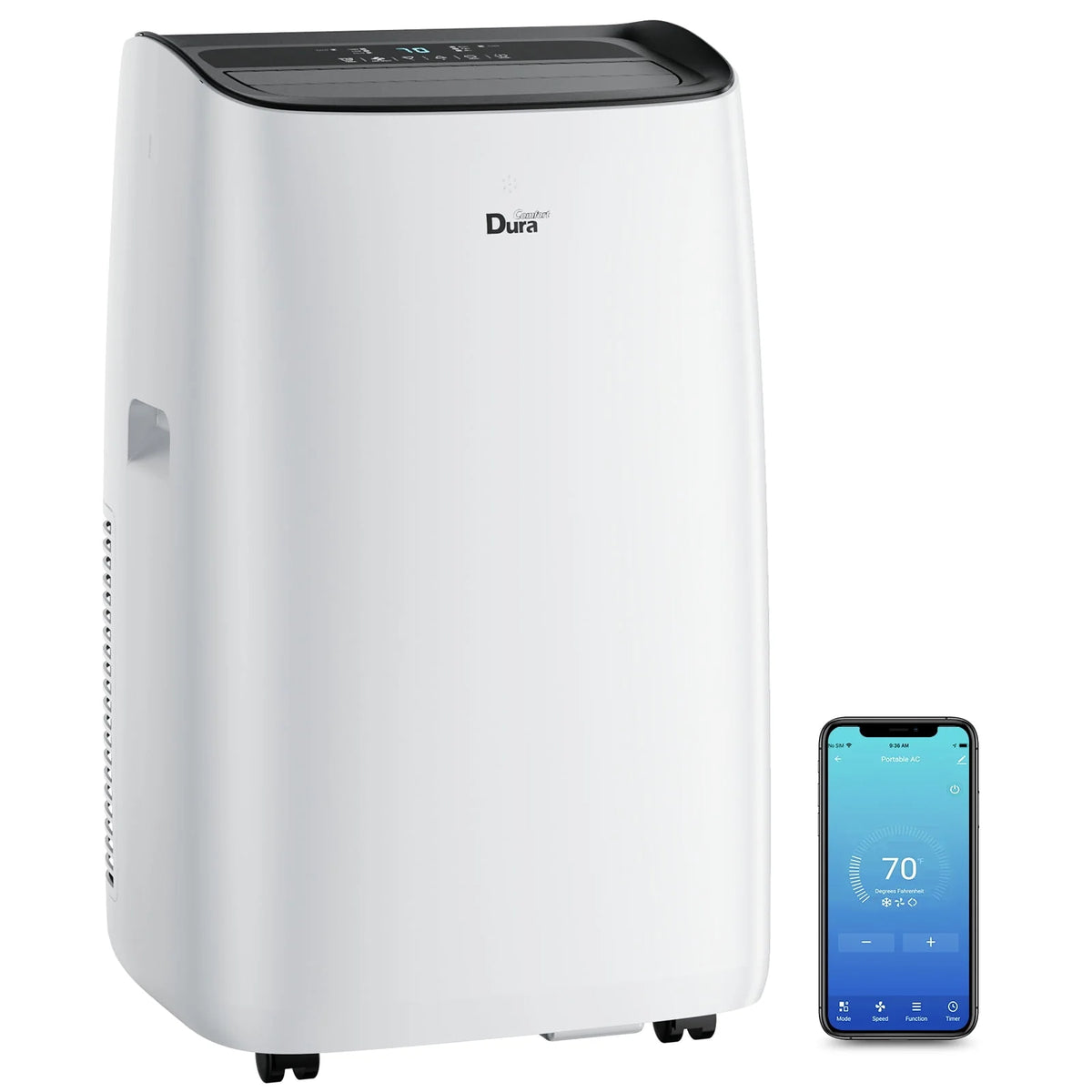 12000 BTU White Portable Air Conditioner Y9174