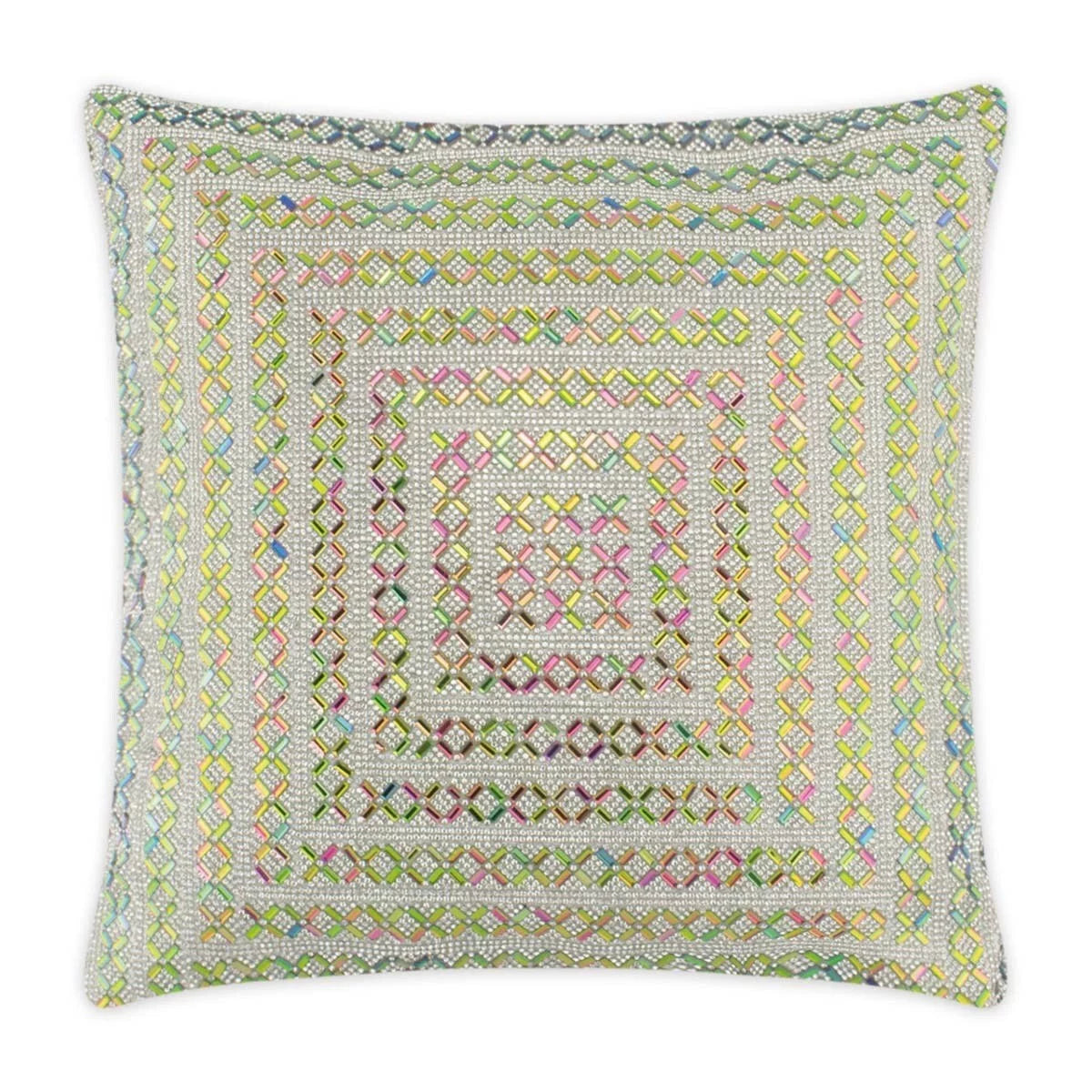 Charcoal 20x20 Rhinestone Pillow H384685