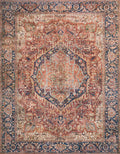 Red Navy 7'6 x 9'6 Rug V92096