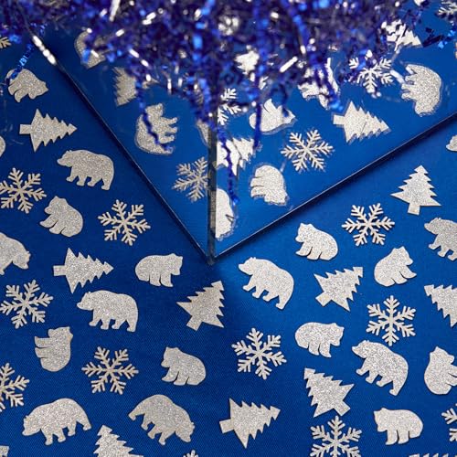 Metallic Red Green Christmas Crinkle Cut Paper Shred Filler C1288