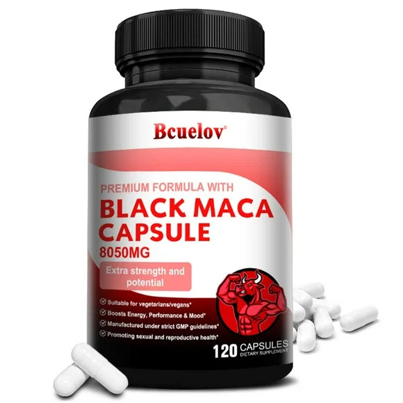 Black Maca Capsules 8050MG 120 Capsules V169055